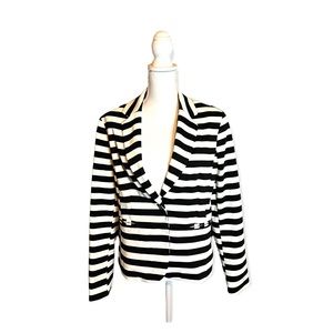New York & Company Striped Blazer